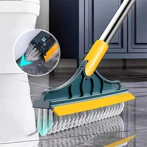 2-in-1 Floor & Tile Cleaning Brush with 120Β° Rotating Head - Ideal for Tiles, Bathrooms & Windows