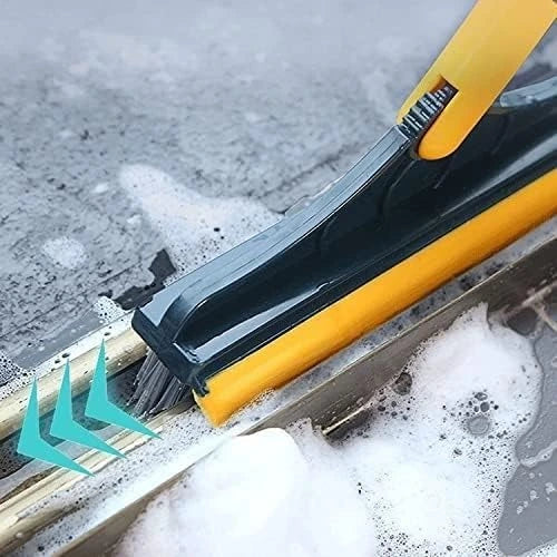 2-in-1 Floor & Tile Cleaning Brush with 120° Rotating Head - Ideal for Tiles, Bathrooms & Windows