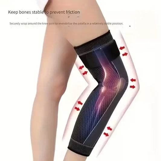 2 Pcs Full Leg Knee Pads with Support Belt for Men and Women – Ultimate Comfort & Protection