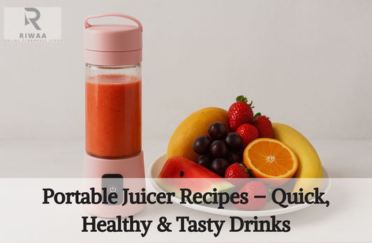 Portable Juicer Recipes – Quick, Healthy &amp; Tasty Drinks