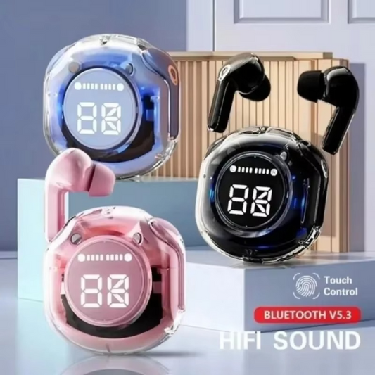 Air39 Wireless Bluetooth 5.3 Earbuds – Noise Cancelling, Heavy Bass & LED Display