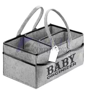 Portable Baby Organizer Bag – Spacious Diaper Caddy & Storage Basket for Baby Essentials