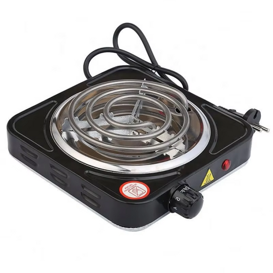 Electric Stove for Cooking – Fast-Heating Hot Plate (2 Mins) – Easy to Clean Metal Body – Portable Kitchen Burner
