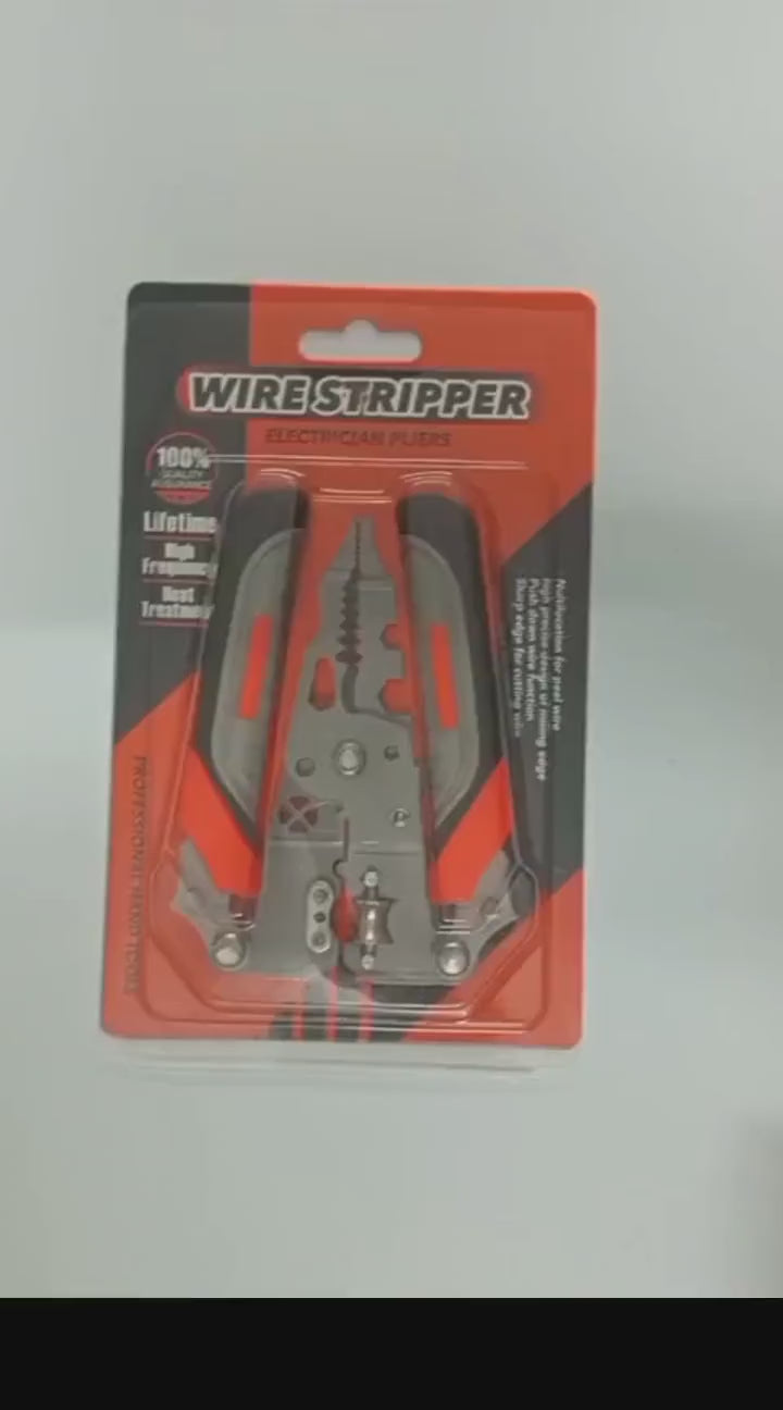 8-in-1 Foldable Wire Stripping & Cutting Multi-Tool – Durable Electrician Hand Tool