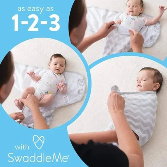 Swaddle Me Ultra Comfort Adjustable Baby Wrap – Soft Newborn Swaddle Blanket for Better Sleep (Random Design)